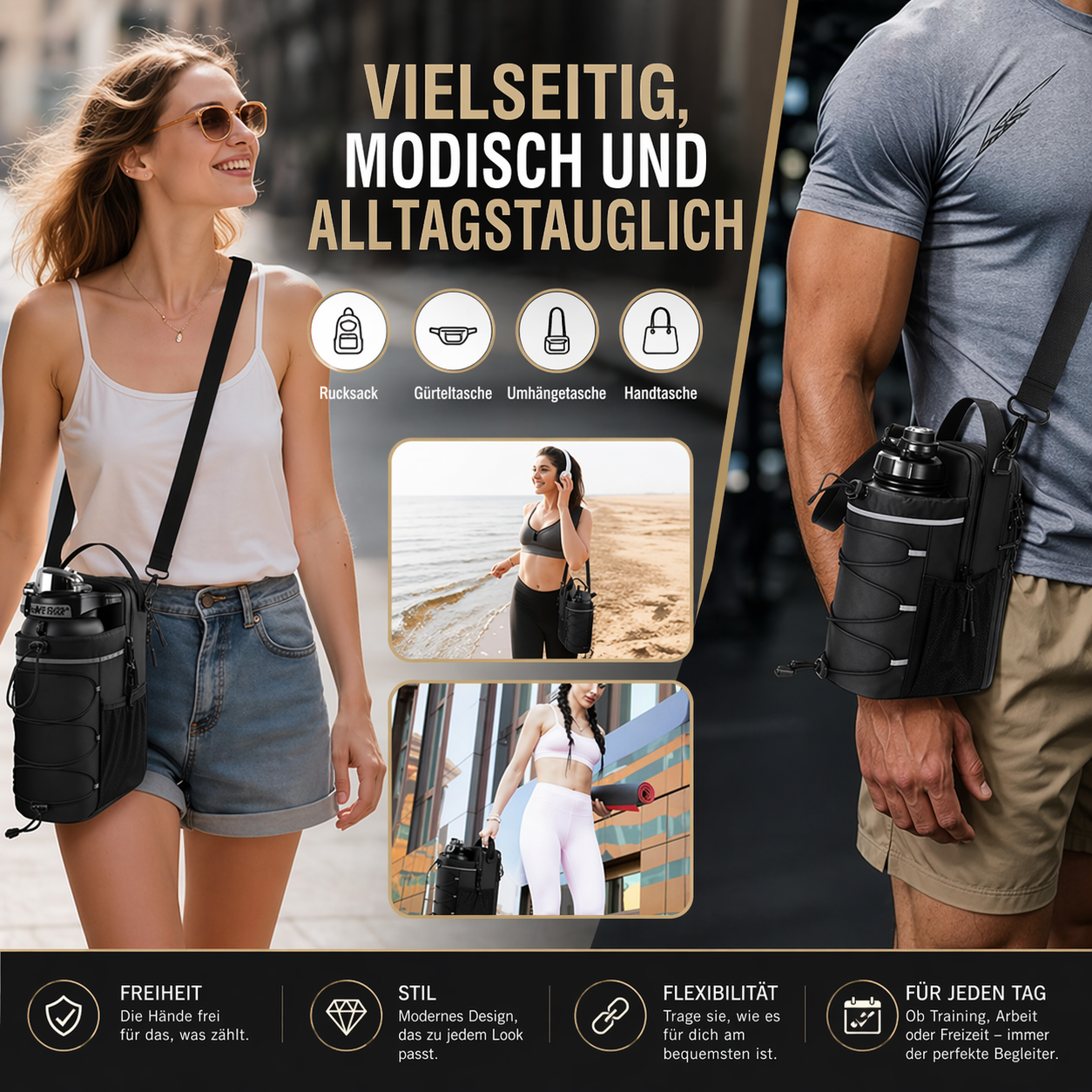 Magnetic Gym Bag